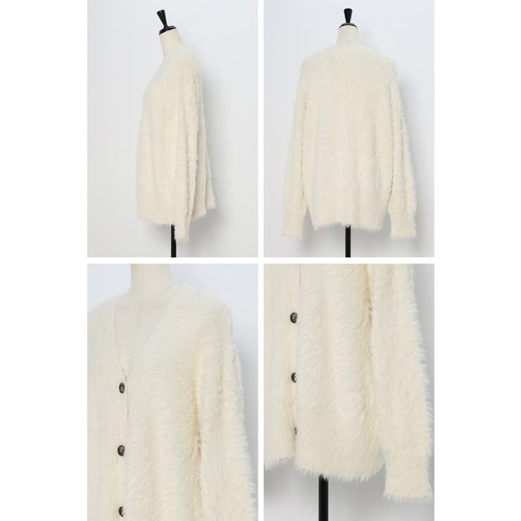 shaggy knit cardigan / シャギーニットカーディガン | BONJOUR SAGAN | 詳細画像51 