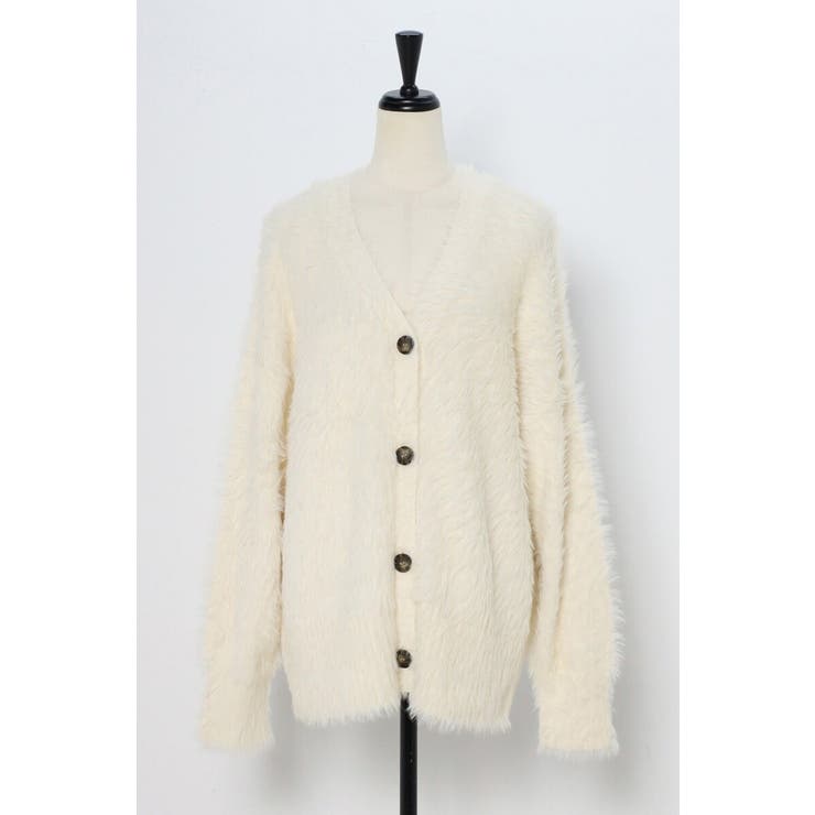 shaggy knit cardigan / シャギーニットカーディガン | BONJOUR SAGAN | 詳細画像52 