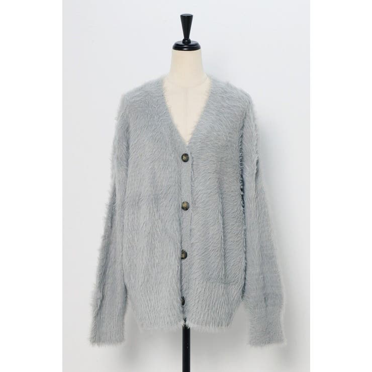 shaggy knit cardigan / シャギーニットカーディガン | BONJOUR SAGAN | 詳細画像53 