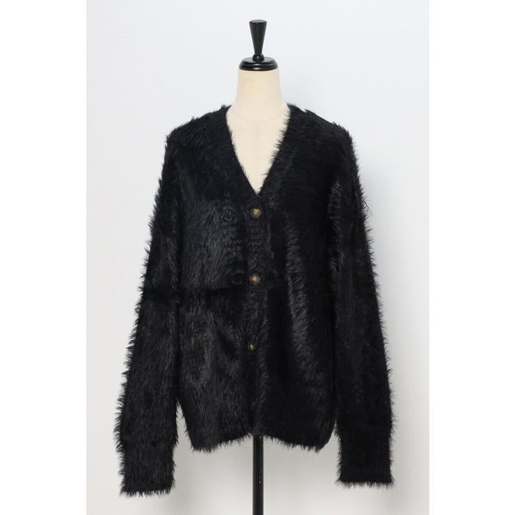 shaggy knit cardigan / シャギーニットカーディガン | BONJOUR SAGAN | 詳細画像55 