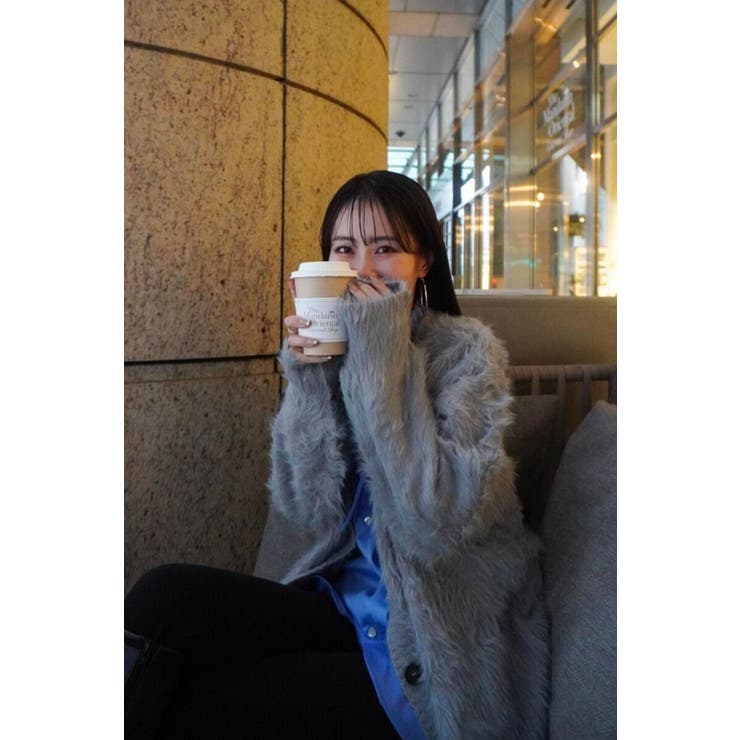 shaggy knit cardigan / シャギーニットカーディガン | BONJOUR SAGAN | 詳細画像62 