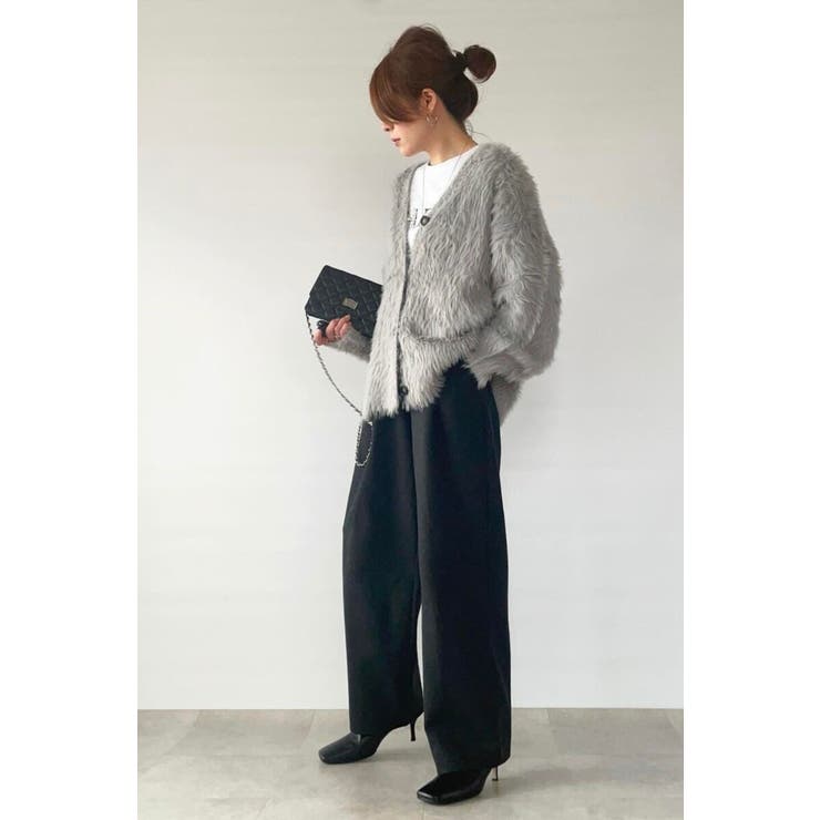 shaggy knit cardigan / シャギーニットカーディガン | BONJOUR SAGAN | 詳細画像64 