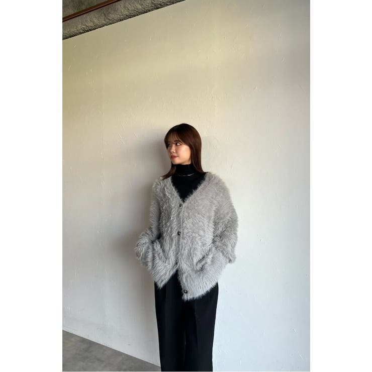 shaggy knit cardigan / シャギーニットカーディガン | BONJOUR SAGAN | 詳細画像66 