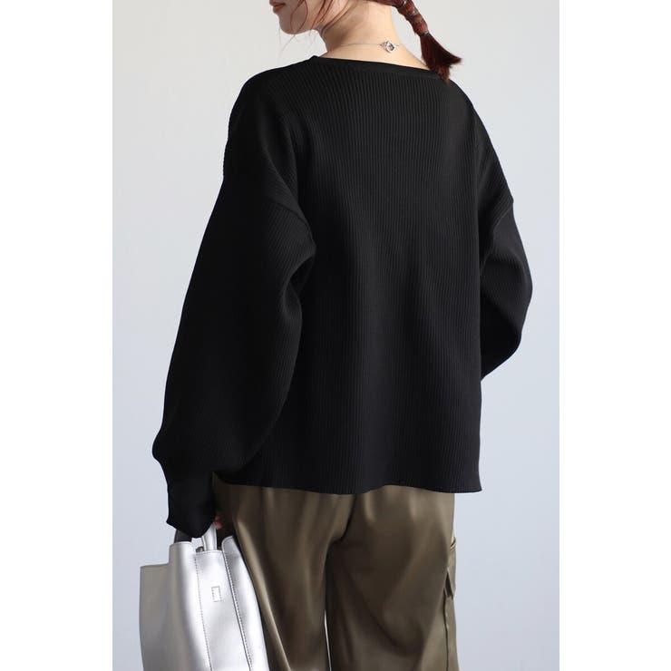 ダブルジップダンボールリブニットカーディガン 88-003686 | BONJOUR SAGAN | 詳細画像7 