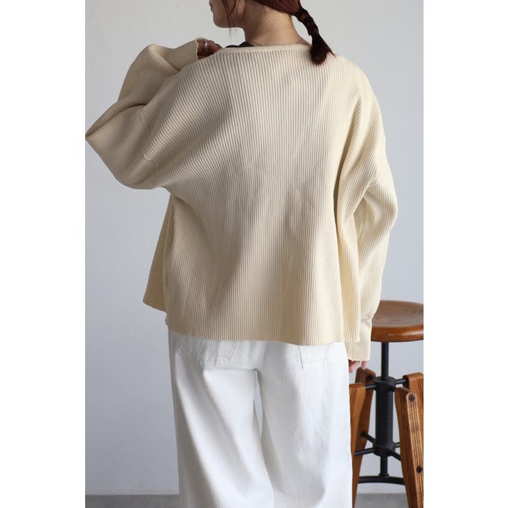 ダブルジップダンボールリブニットカーディガン 88-003686 | BONJOUR SAGAN | 詳細画像11 