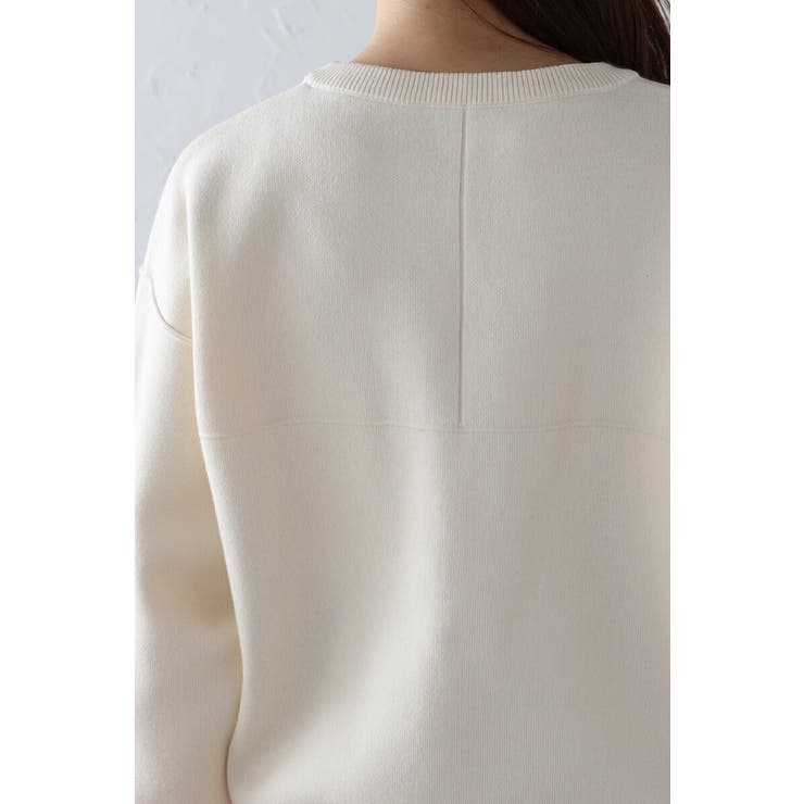 Vガゼットスウェットライクニットプルオーバー 88-003689 | BONJOUR SAGAN | 詳細画像17 