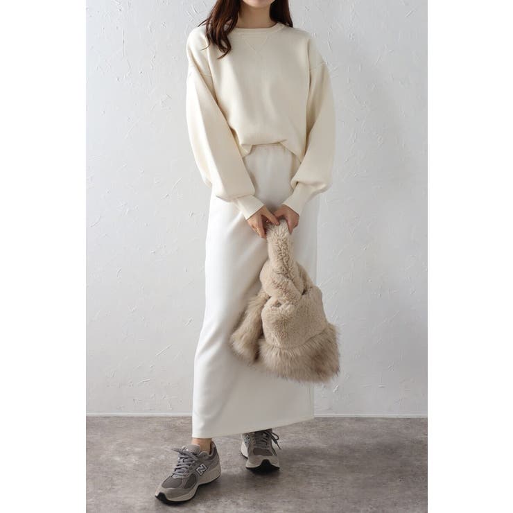 Vガゼットスウェットライクニットプルオーバー 88-003689 | BONJOUR SAGAN | 詳細画像19 