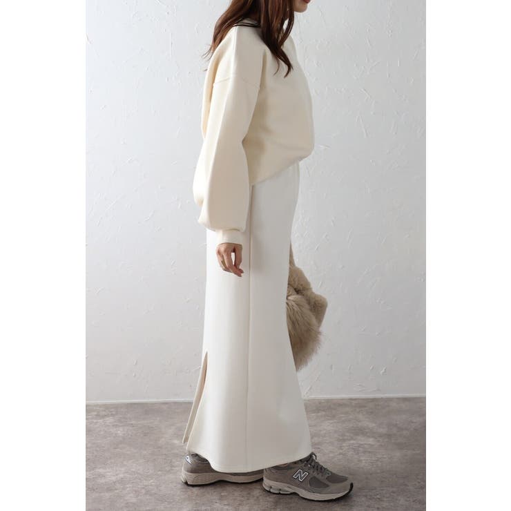 Vガゼットスウェットライクニットプルオーバー 88-003689 | BONJOUR SAGAN | 詳細画像21 