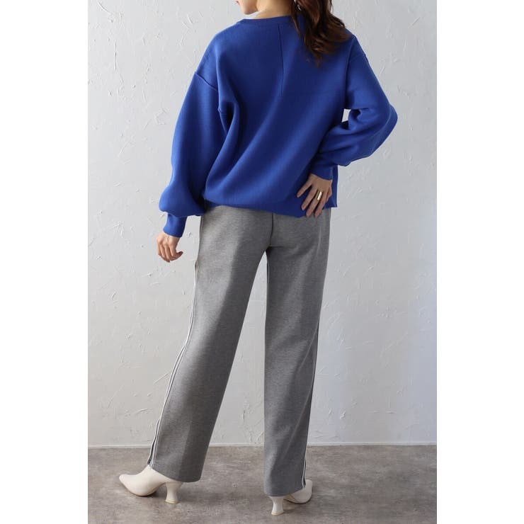 Vガゼットスウェットライクニットプルオーバー 88-003689 | BONJOUR SAGAN | 詳細画像27 