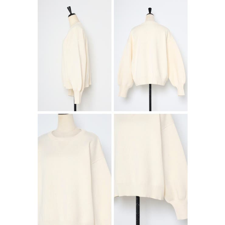 Vガゼットスウェットライクニットプルオーバー 88-003689 | BONJOUR SAGAN | 詳細画像32 