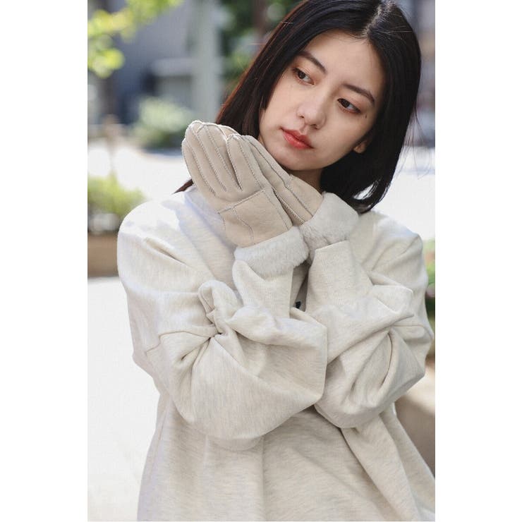 【Casselini】リアルムートン手袋 88-003763 | BONJOUR SAGAN | 詳細画像1 