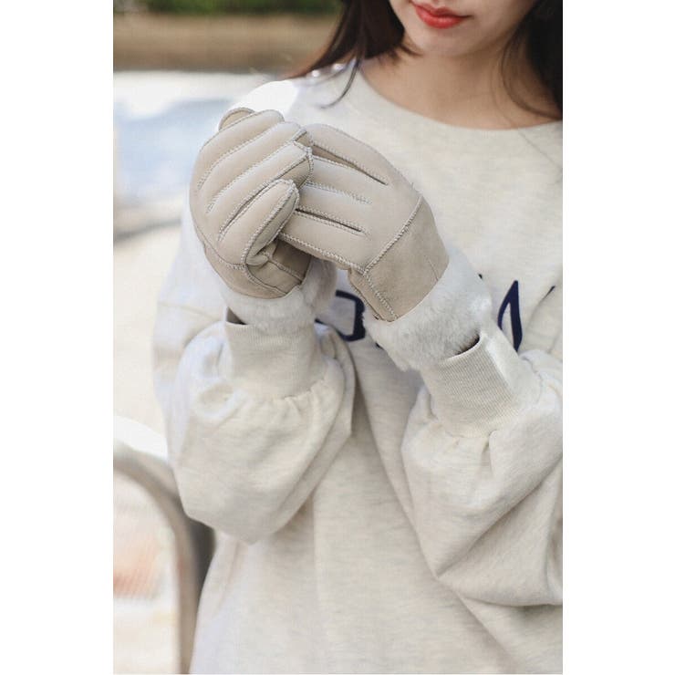 【Casselini】リアルムートン手袋 88-003763 | BONJOUR SAGAN | 詳細画像3 