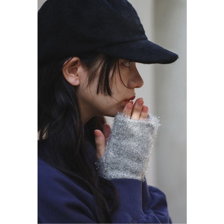 【Casselini】ラメフェザーアームウォーマー 88-003765 | BONJOUR SAGAN | 詳細画像2 