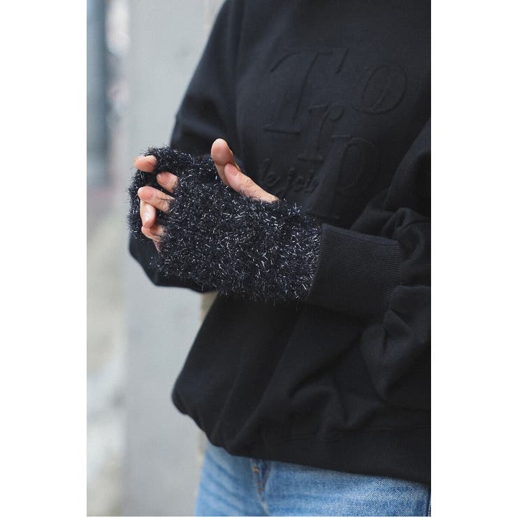 【Casselini】ラメフェザーアームウォーマー 88-003765 | BONJOUR SAGAN | 詳細画像6 