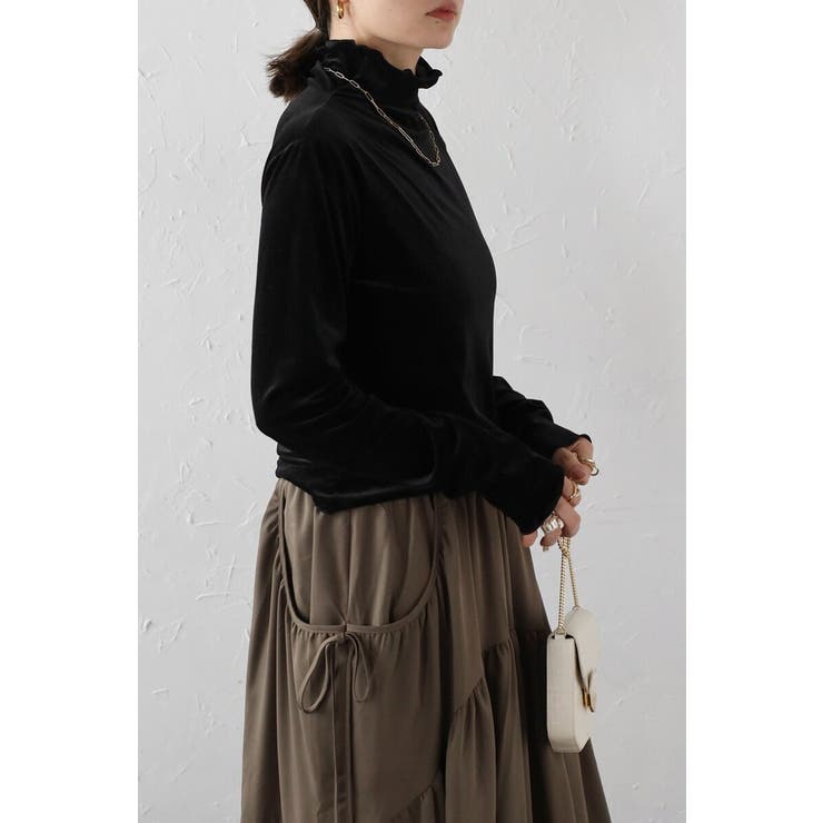 ベロアメロータートルプルオーバー 88-003843 | BONJOUR SAGAN | 詳細画像14 