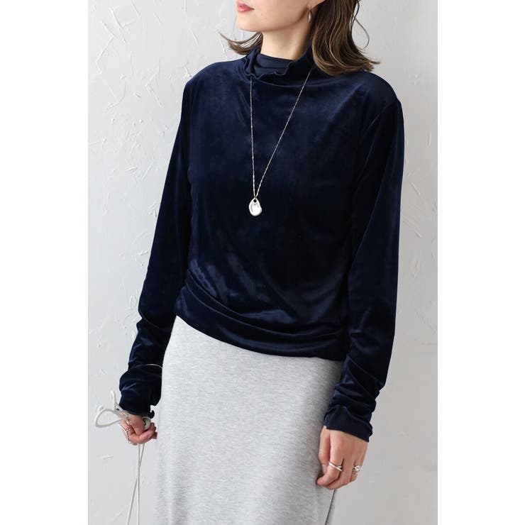 ベロアメロータートルプルオーバー 88-003843 | BONJOUR SAGAN | 詳細画像24 