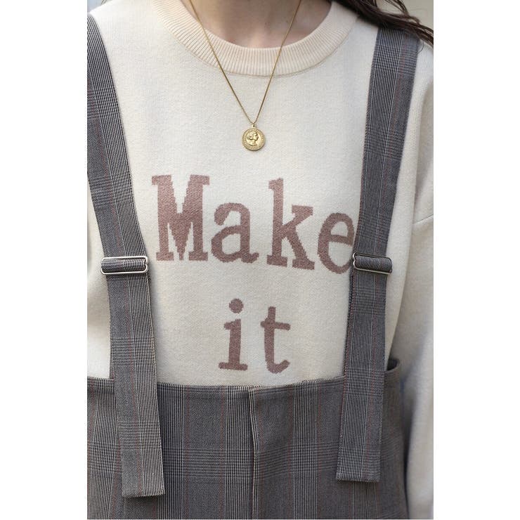 Make it Happenロゴニット 88-003883 | BONJOUR SAGAN | 詳細画像14 