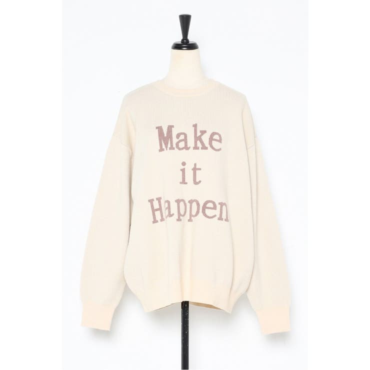 Make it Happenロゴニット 88-003883 | BONJOUR SAGAN | 詳細画像27 