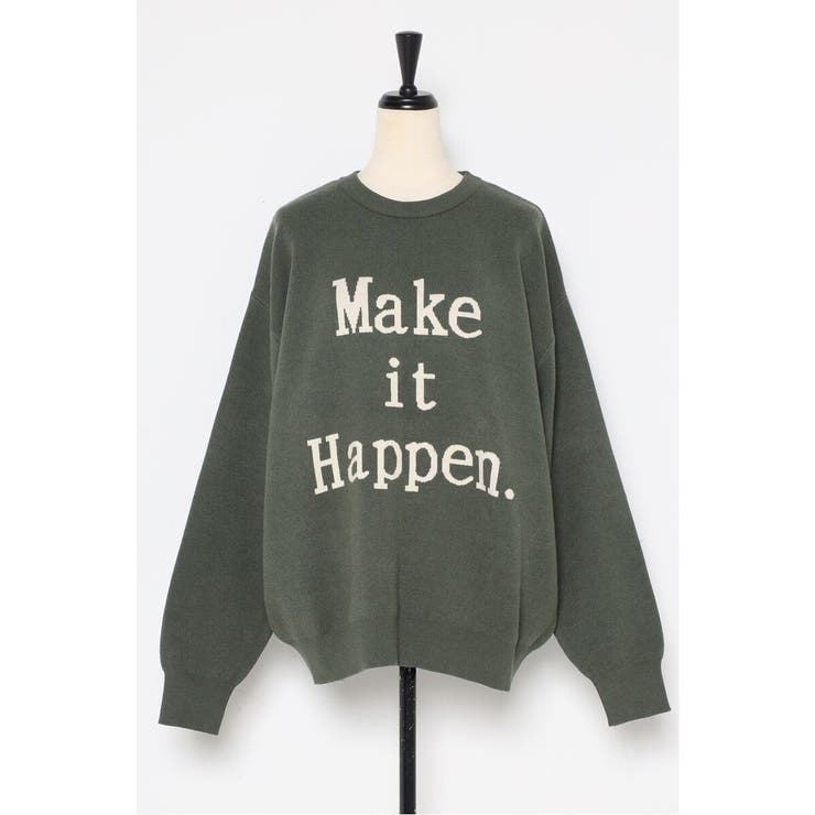Make it Happenロゴニット 88-003883 | BONJOUR SAGAN | 詳細画像28 