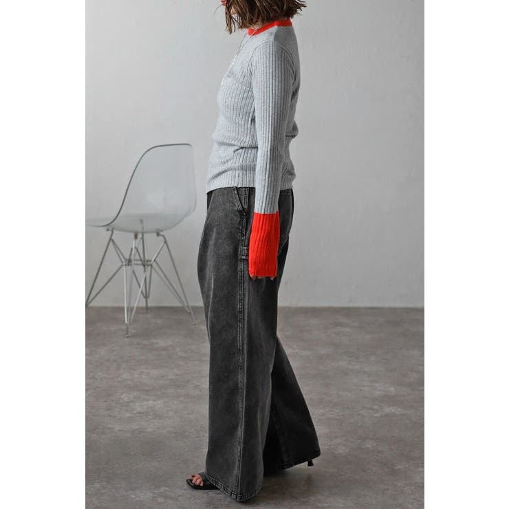 配色フィンガーホールリブニット 88-003886 | BONJOUR SAGAN | 詳細画像9 