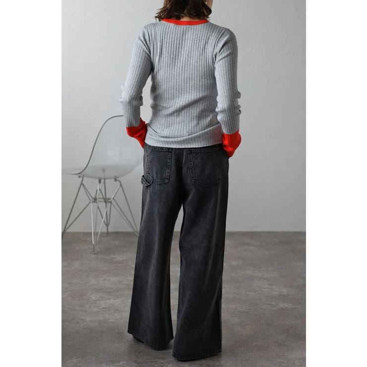 配色フィンガーホールリブニット 88-003886 | BONJOUR SAGAN | 詳細画像11 