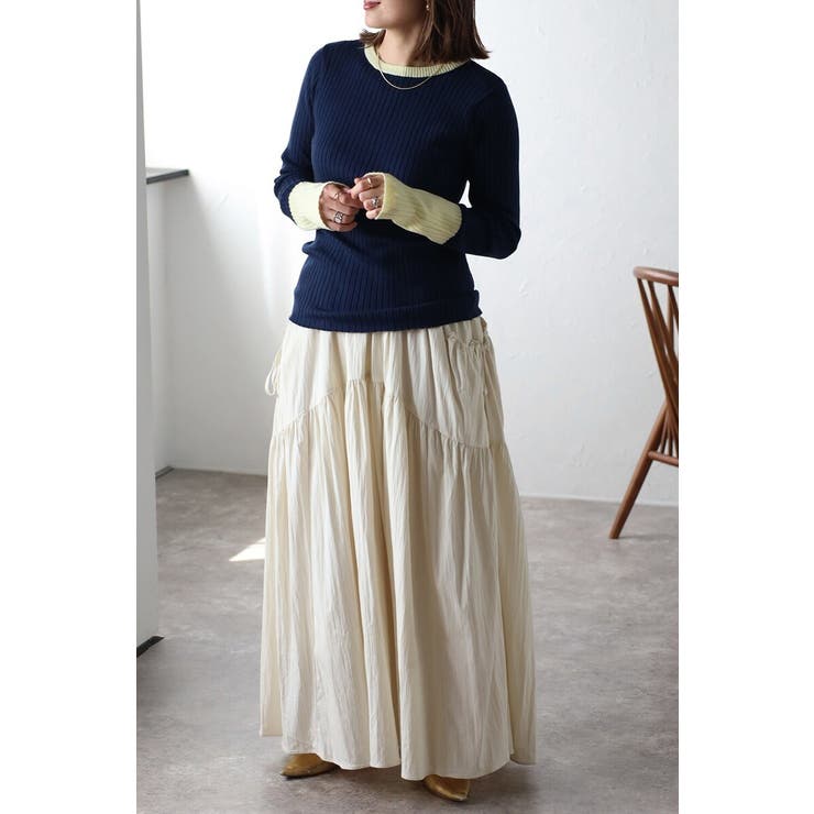 配色フィンガーホールリブニット 88-003886 | BONJOUR SAGAN | 詳細画像15 