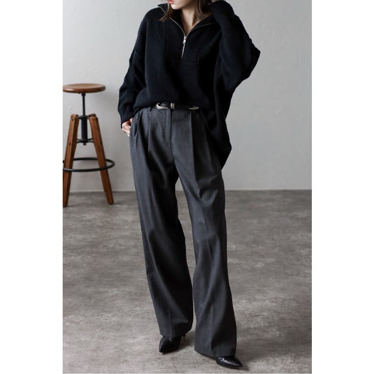 ハイネックハーフジップニット 88-003887 | BONJOUR SAGAN | 詳細画像8 