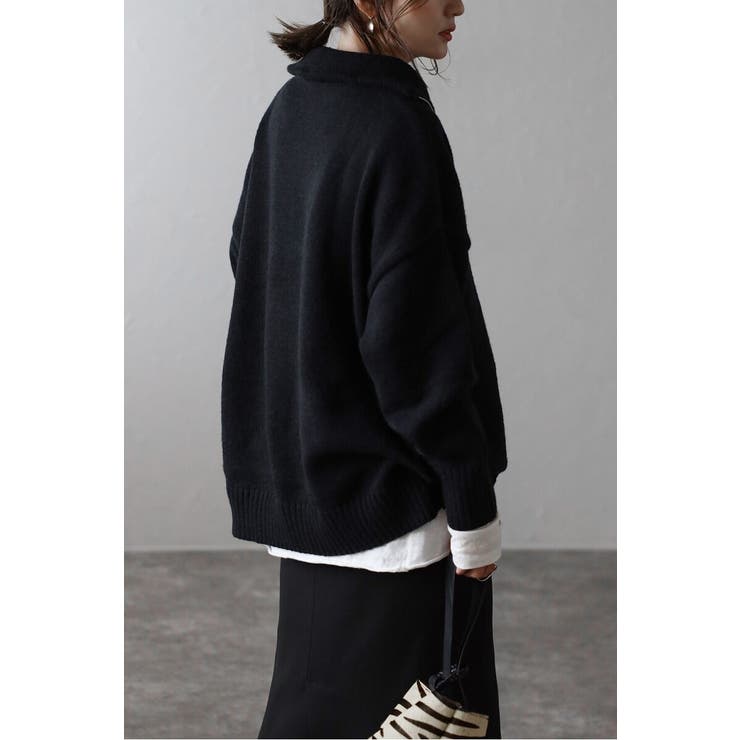 ハイネックハーフジップニット 88-003887 | BONJOUR SAGAN | 詳細画像11 