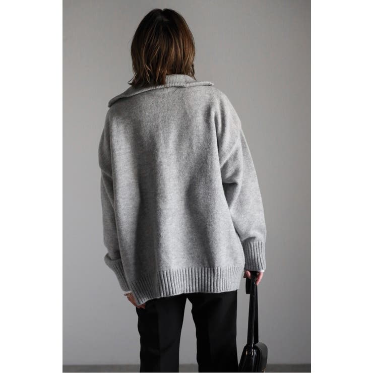 ハイネックハーフジップニット 88-003887 | BONJOUR SAGAN | 詳細画像19 