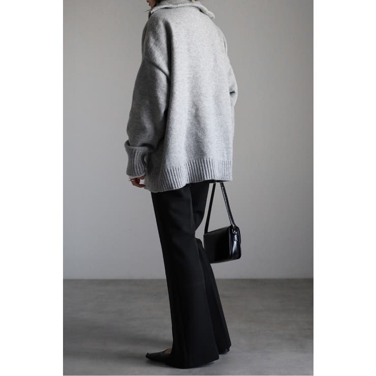 ハイネックハーフジップニット 88-003887 | BONJOUR SAGAN | 詳細画像22 