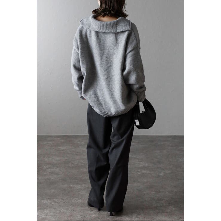 ハイネックハーフジップニット 88-003887 | BONJOUR SAGAN | 詳細画像31 