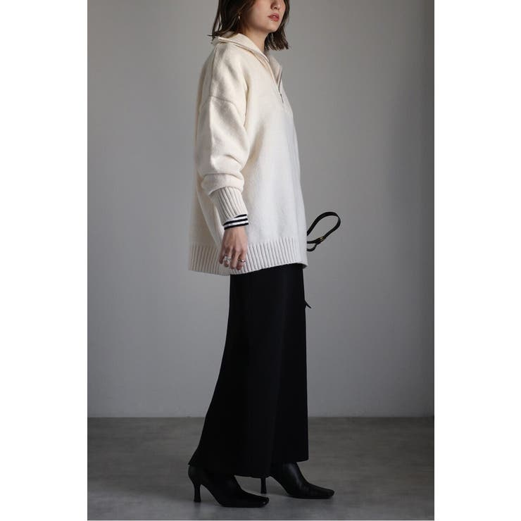 ハイネックハーフジップニット 88-003887 | BONJOUR SAGAN | 詳細画像36 