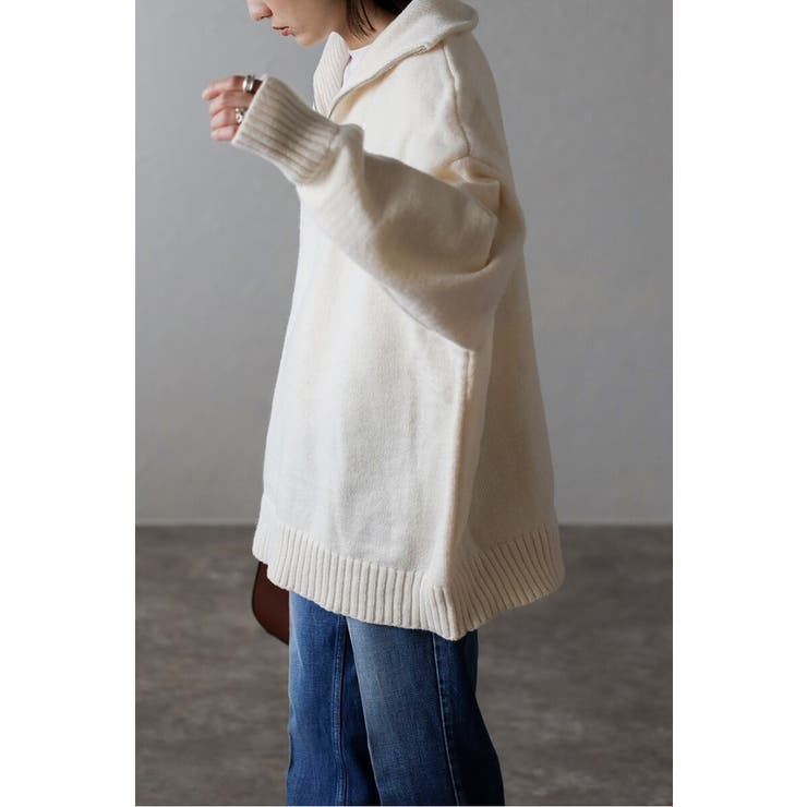 ハイネックハーフジップニット 88-003887 | BONJOUR SAGAN | 詳細画像39 