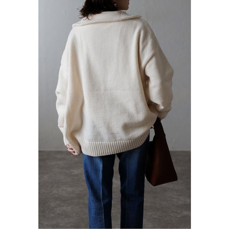 ハイネックハーフジップニット 88-003887 | BONJOUR SAGAN | 詳細画像40 