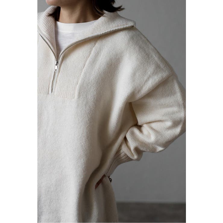 ハイネックハーフジップニット 88-003887 | BONJOUR SAGAN | 詳細画像46 