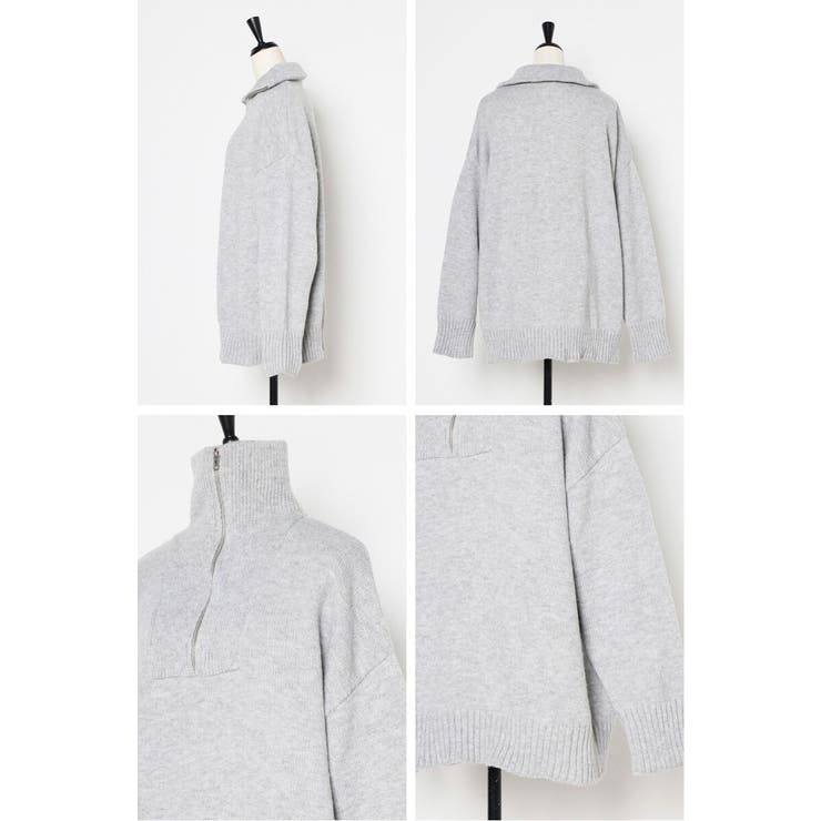 ハイネックハーフジップニット 88-003887 | BONJOUR SAGAN | 詳細画像49 