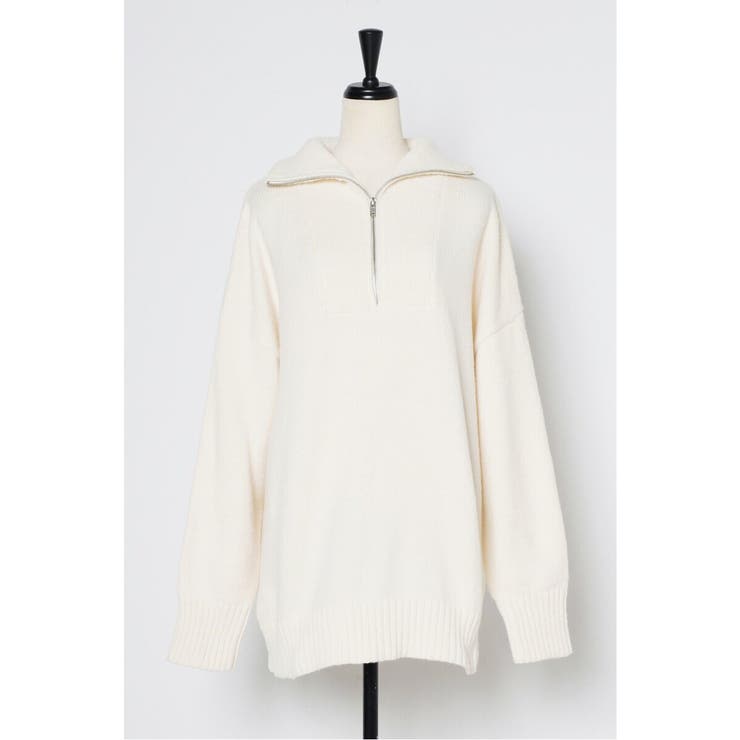 ハイネックハーフジップニット 88-003887 | BONJOUR SAGAN | 詳細画像50 