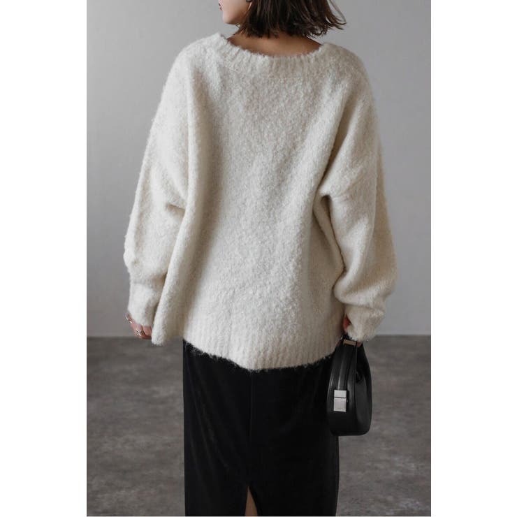 ブークレディープVネックニット 88-003888 | BONJOUR SAGAN | 詳細画像3 