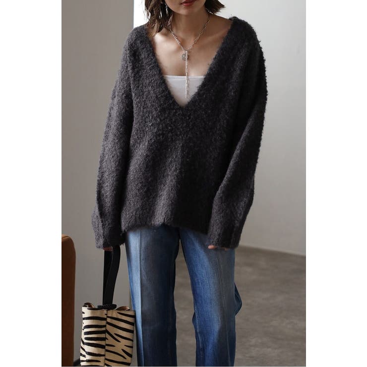 ブークレディープVネックニット 88-003888 | BONJOUR SAGAN | 詳細画像10 