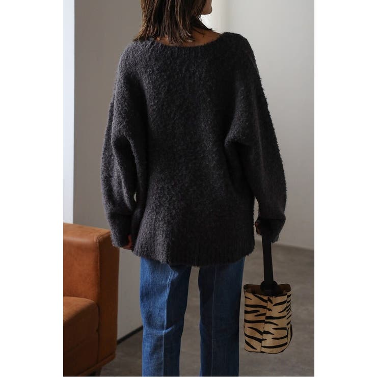 ブークレディープVネックニット 88-003888 | BONJOUR SAGAN | 詳細画像12 