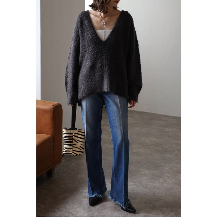 ブークレディープVネックニット 88-003888 | BONJOUR SAGAN | 詳細画像13 