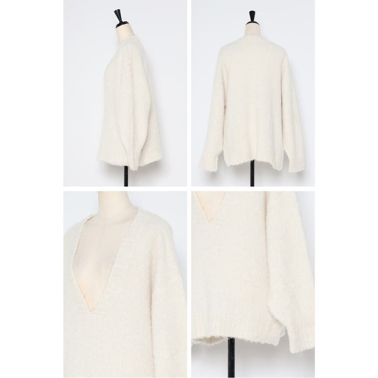 ブークレディープVネックニット 88-003888 | BONJOUR SAGAN | 詳細画像24 