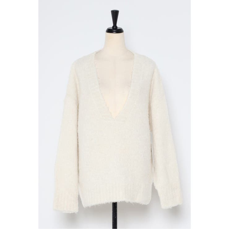 ブークレディープVネックニット 88-003888 | BONJOUR SAGAN | 詳細画像25 