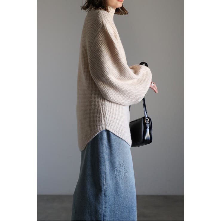 ボトルネックワッフルニット 88-003905 | BONJOUR SAGAN | 詳細画像3 
