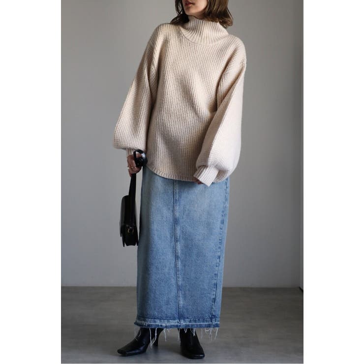 ボトルネックワッフルニット 88-003905 | BONJOUR SAGAN | 詳細画像5 