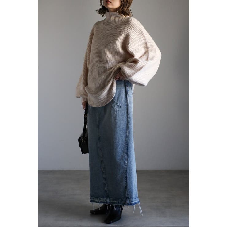ボトルネックワッフルニット 88-003905 | BONJOUR SAGAN | 詳細画像6 