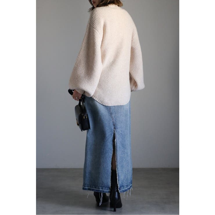 ボトルネックワッフルニット 88-003905 | BONJOUR SAGAN | 詳細画像7 