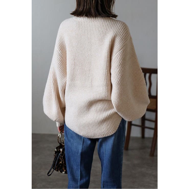 ボトルネックワッフルニット 88-003905 | BONJOUR SAGAN | 詳細画像11 