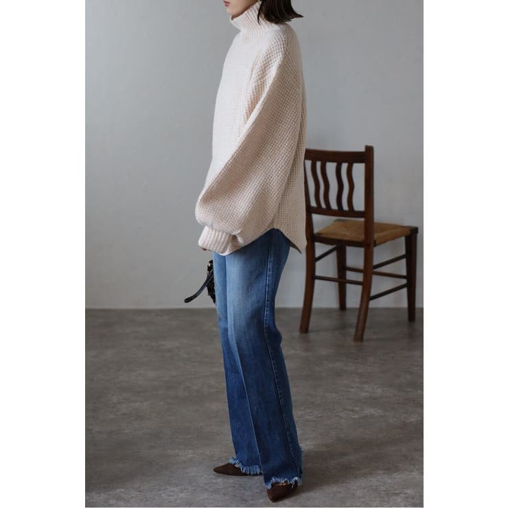 ボトルネックワッフルニット 88-003905 | BONJOUR SAGAN | 詳細画像13 
