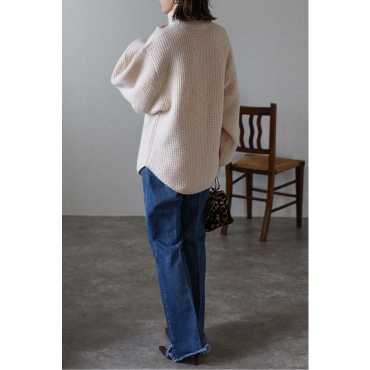 ボトルネックワッフルニット 88-003905 | BONJOUR SAGAN | 詳細画像14 